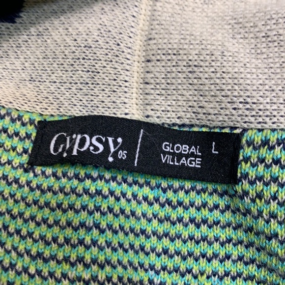 Gypsy 05 Fringe Open Front Cardigan Large - Picture 8 of 9